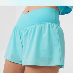 teal blue shorts